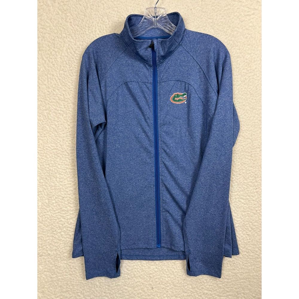 University Of Florida Jacket Girls Sz XL 16/18 NCAA College Full Zip Gators Blue